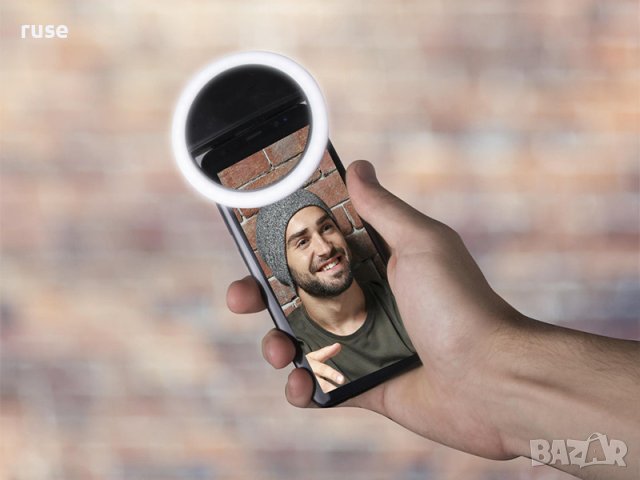 НОВИ! LED селфи ринг лампа за телефон Intempo Germany, снимка 9 - Селфи стикове, аксесоари - 40836553