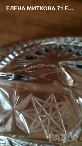 Полска кристална гондола от сер.Ирена, снимка 7 - Чинии - 51240889