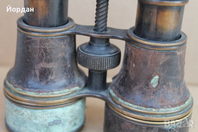 Стар военен бинокъл , снимка 2 - Антикварни и старинни предмети - 37856151