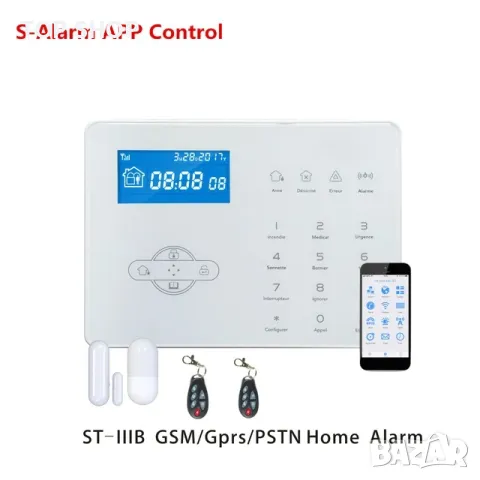 Комплект автономна GSM Алармена система ST-IIIB GSM, снимка 2 - Аналогови камери - 49157193