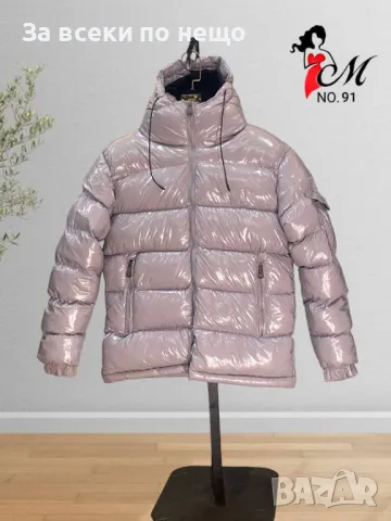 Мъжко зимно лачено яке Moncler - Налични различни цветове Код D1295, снимка 2 - Якета - 47873180