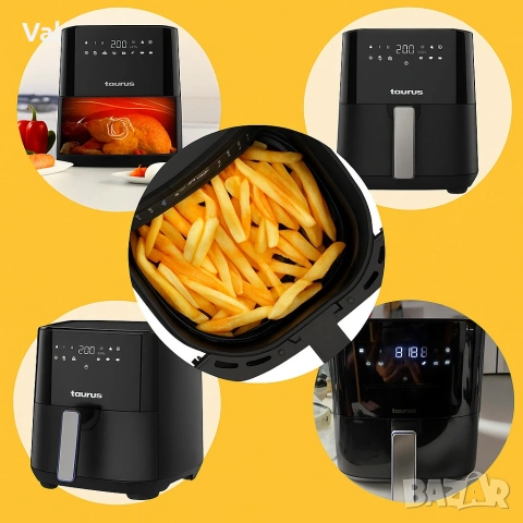 Taurus Living Essentials – фритюрник с горещ въздух (Air Fryer), 5L, 1450W, снимка 3 - Фритюрници - 53051711