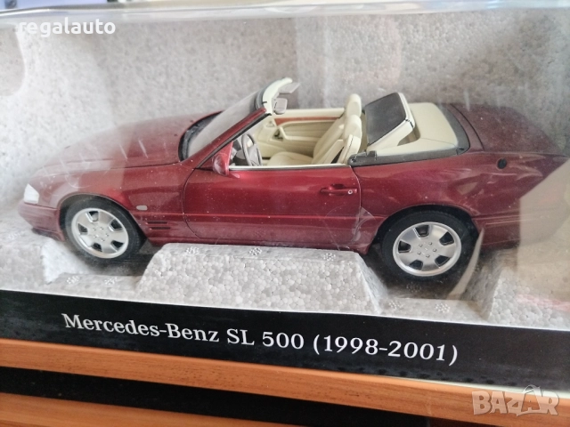 B66040658,умален модел die-cast Mercedes SL 500 R129 (1998-2001),1:18, снимка 6 - Колекции - 51744980
