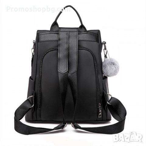 РАЗПРОДАЖБА! Дамска раница Aschley, еко кожа, черна, снимка 2 - Раници - 33506797