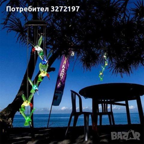 LED соларна лампа с висящи птици SOLARBIRD,водоустойчива, снимка 5 - Соларни лампи - 43271510