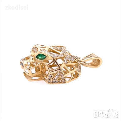 Златен медальон Cartier 4,53гр. 14кр. проба:585 модел:20208-3, снимка 3 - Колиета, медальони, синджири - 43370520