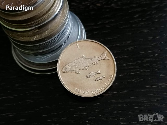 Монета - Словения - 1 толар | 2000г., снимка 2 - Нумизматика и бонистика - 29006790
