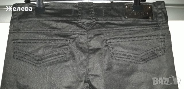 Дамски черен панталон, с ниска талия XS, снимка 3 - Панталони - 43259009