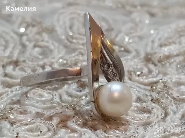 Сребърен пръстен , снимка 3 - Пръстени - 51317511