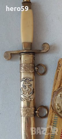  Рядък Румънски соц. морски кортик-щик,нож,сабя, снимка 2 - Антикварни и старинни предмети - 42958309