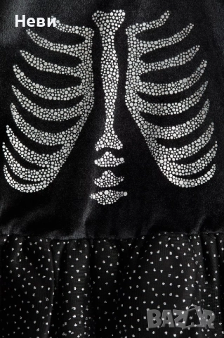 Детска рокля за Хелоуин HM - 4-6, снимка 5 - Детски рокли и поли - 51950047