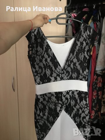 Черно-Бяла рокля, снимка 6 - Рокли - 33643030