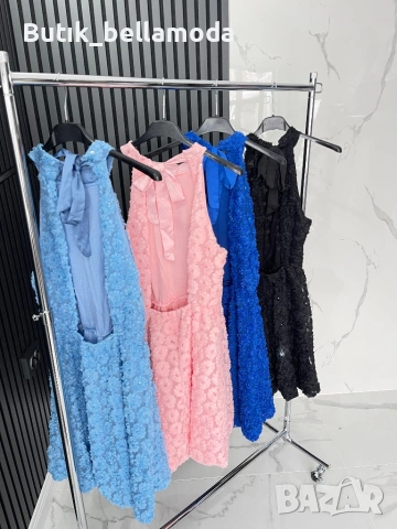 Рокли с гол гръб , снимка 3 - Рокли - 53316549