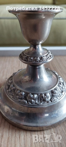 свещник посребрен за ценители , снимка 5 - Декорация за дома - 51703532