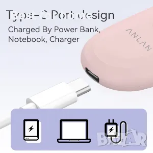 ANLAN Ултразвуков скрубер/ шпатула за кожа 4 в 1, снимка 6 - Козметични уреди - 47326557