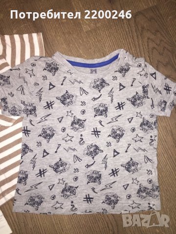 Лот тениски, снимка 4 - Бебешки блузки - 33324941