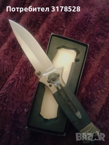 Масивен полуавтоматичен нож, снимка 8 - Ножове - 39630381