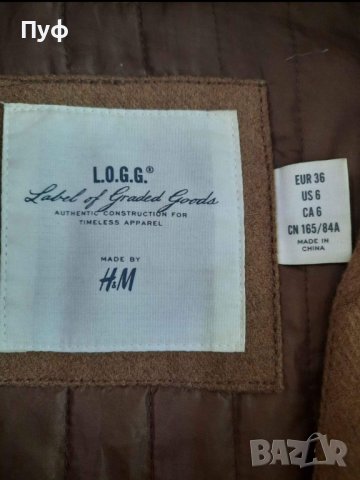 Дамско палто на H&M , снимка 3 - Палта, манта - 43536200