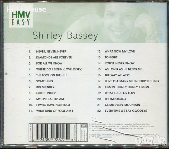 The Sharley Bassey-Collection, снимка 2 - CD дискове - 37308510