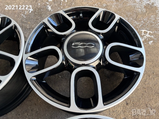 4 броя алуминиеви джанти за Fiat 500 15, снимка 9 - Гуми и джанти - 53131743