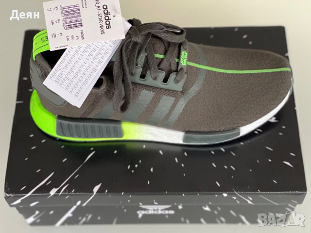 Маратонки АДИДАС NMD R1 - STAR WARS, YODA, нови в кутия номер 44, снимка 4 - Маратонки - 44908944