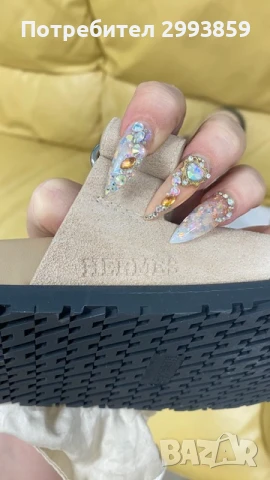 Чехли ЕРМЕС н.37* Hermes chypre sandals, снимка 4 - Чехли - 42728789