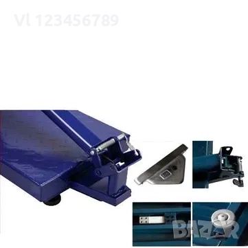 Платформен акумулаторен кантар до 300 кг, 42х60 см, сгъваем, снимка 3 - Везни - 52658374