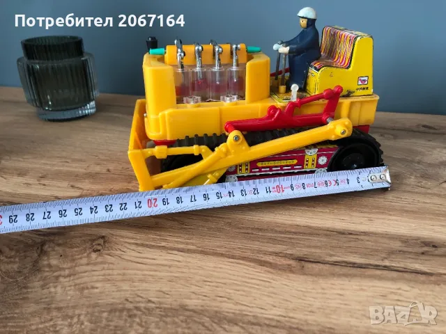 Стара ламаринена играчка от 1970, снимка 8 - Колекции - 48375186