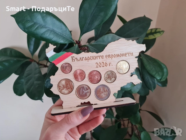 Монетник за българските монети , снимка 2 - Сувенири от дърво - 53128924