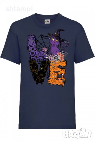 Детска тениска Love Witch,Halloween,Хелоуин,Празник,Забавление,Изненада,Обичаи,, снимка 9 - Детски тениски и потници - 38157971