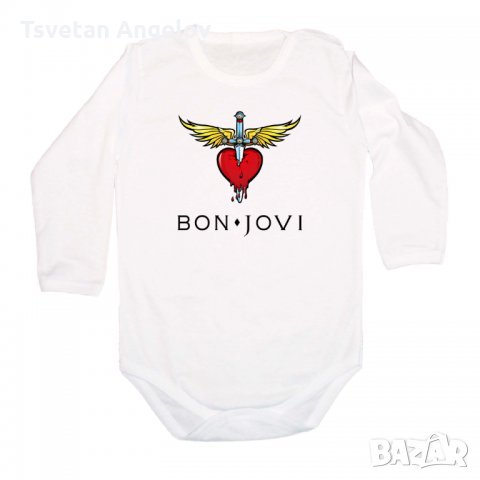 Разпродажба! Бебешко боди Bon Jovi 2, снимка 1 - Бодита за бебе - 32557166