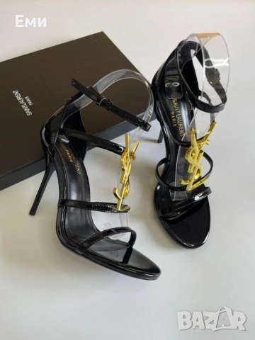 Yves Saint Laurent Луксозни дамски сандали, обувки, чанти YSL, снимка 6 - Дамски обувки на ток - 40911702