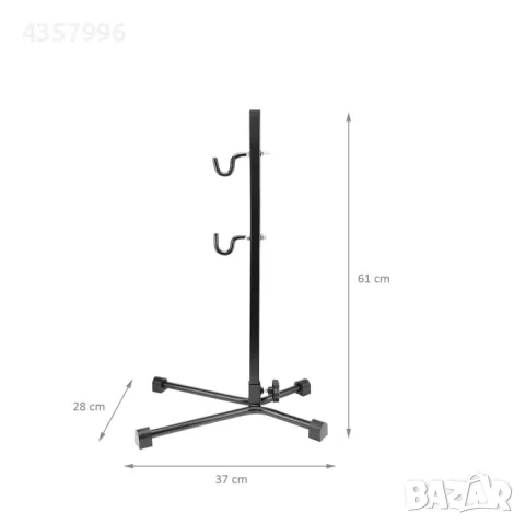 Сервизна стойка за велосипед, регулируема с куки , снимка 4 - Аксесоари и консумативи - 49883066