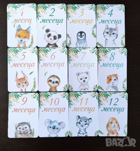 Карти за отбелязване на месеците, снимка 8 - Карти за игра - 43951561