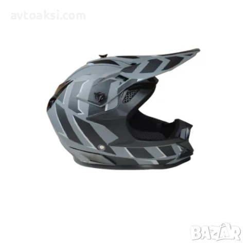 Каска Крос Мотор/Скутер/Бъги/Вело/АТВ 10-Разцветки, снимка 3 - Аксесоари и консумативи - 47590328