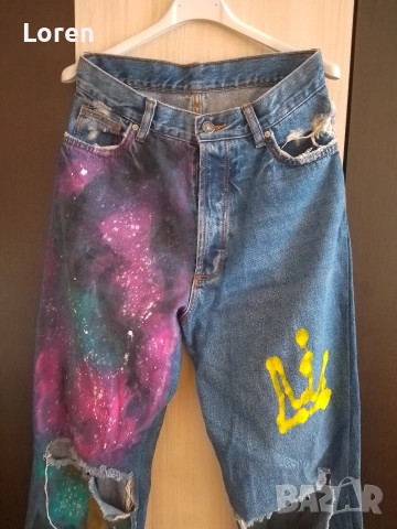 Чудни и много интересни дамски дънки , снимка 4 - Дънки - 52722744