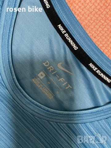''Nike Running Miler''оригинална мъжка тениска М размер, снимка 2 - Тениски - 38070879