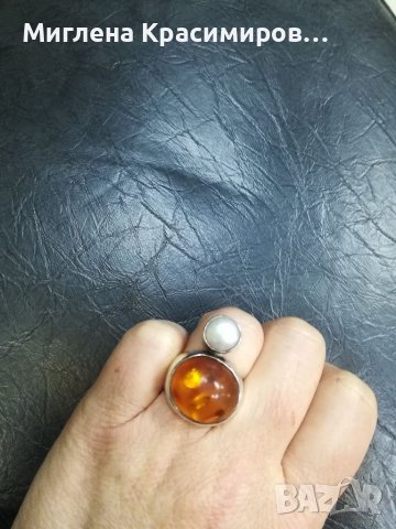 Масивен сребърен пръстен , снимка 5 - Пръстени - 39787369