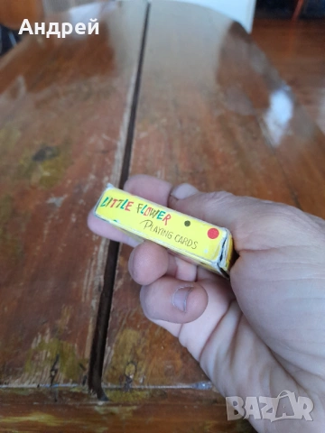 Стари карти за игра Little Flower, снимка 2 - Други ценни предмети - 53564251