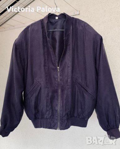 Модерно яке  бомбър 100% коприна, снимка 8 - Якета - 39397770