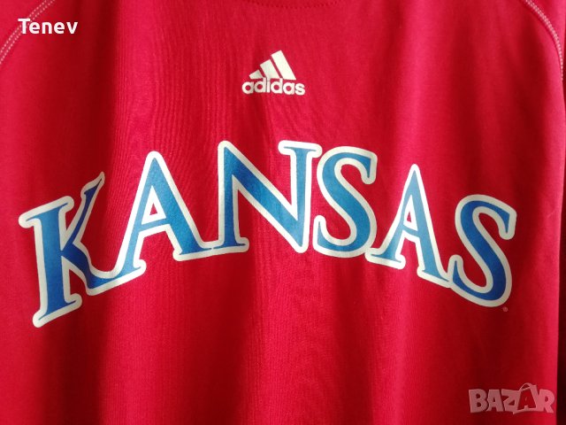 Kansas Trajan Arch Triblend оригинална тениска размер L, снимка 3 - Тениски - 43302127