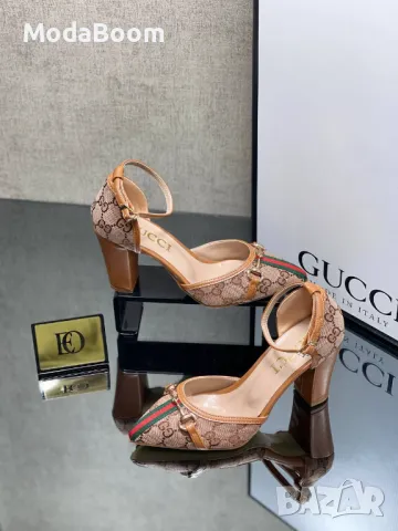 Gucci дамски обувки на ток , снимка 5 - Дамски елегантни обувки - 48905623