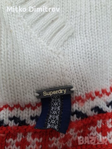 Super Dry. Дамски пуловер. Размер S, снимка 10 - Блузи с дълъг ръкав и пуловери - 43294237