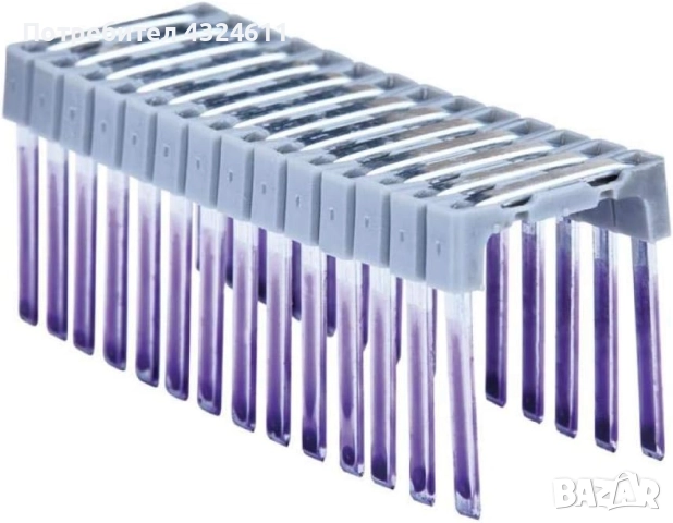 Скоби за електрическа телбод, Такер, DEWALT, DRS18100-XJ, 1 мм тел, 1000 броя, Поцинковани, сребрист