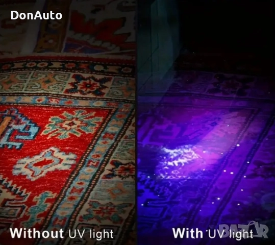 UV фенер – детектор за течове, петна и флуоресцентно масло, снимка 4 - Аксесоари и консумативи - 52093118