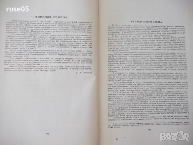 Книга"Шести значные математ. таблицы чемберса-Л.Комри"-576ст, снимка 4 - Специализирана литература - 38221955