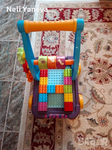 Сhipolino ,Количка за прохождане и игра с кубчета, снимка 6 - Коли, камиони, мотори, писти - 51986038