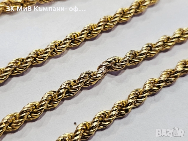 Златен синджир 12.06гр 05342-25, снимка 2 - Колиета, медальони, синджири - 51975179