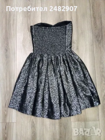 Сребриста бална рокля, снимка 2 - Рокли - 48944434