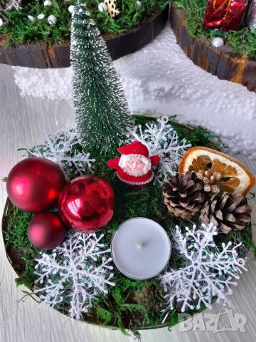 Коледни свещници , снимка 5 - Декорация за дома - 43231870